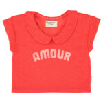 Camiseta toalla kids cuelllo Peter Pan "Amour"