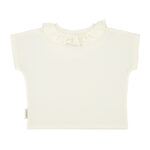 Camiseta cuello volante niña corazon - Imagen 2