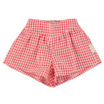 Short vichy rojo