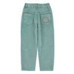 Pantalon denim verde agua - Imagen 2