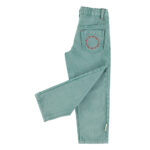 Pantalon denim verde agua - Imagen 3
