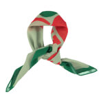 Bandana verde oliva print "Apple"