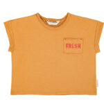 Camiseta mostaza fresita