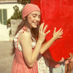 Bandana Vichy roja - Imagen 7
