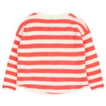 Sudadera rallitas coral - Imagen 2