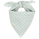 Bandana vichy verde agua