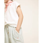 Mini falda vichy agua - Imagen 3