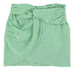 Mini falda vichy verde