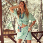 Mini falda vichy verde - Imagen 6