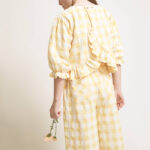 Pantalom vichy amarillo - Imagen 2