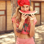 Top coral "Dance Club" - Imagen 5